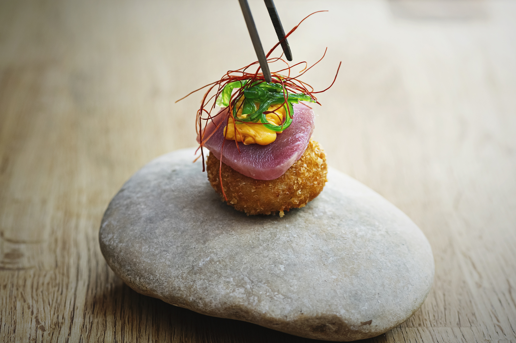 Detalle de un plato de la carta del restaurante Romera Bistro