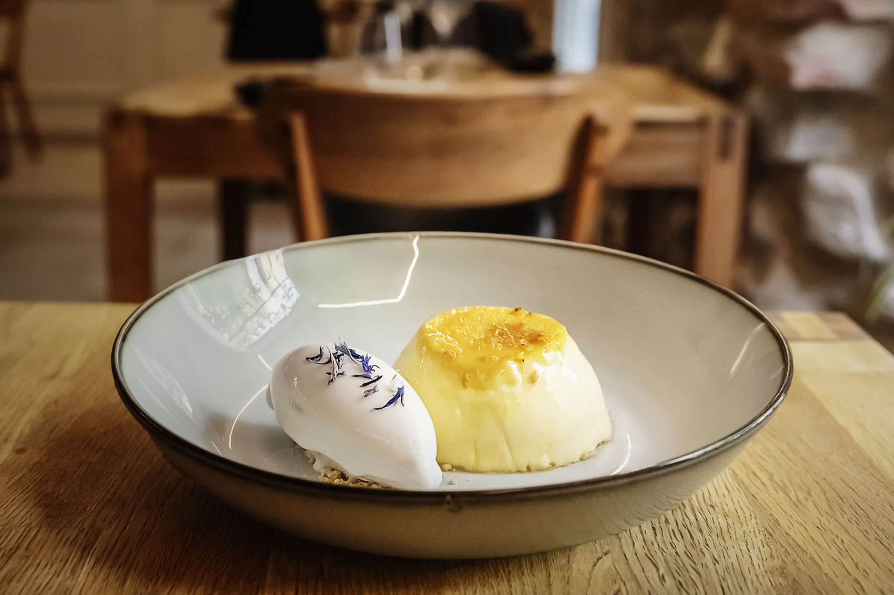 Detalle de un plato de la carta del restaurante Romera Bistro